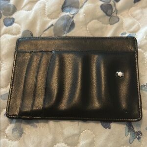 Montblanc Black Leather Card Wallet